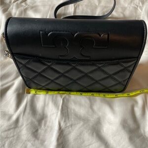 Tory Burch Black Quilted Crossbody Bag